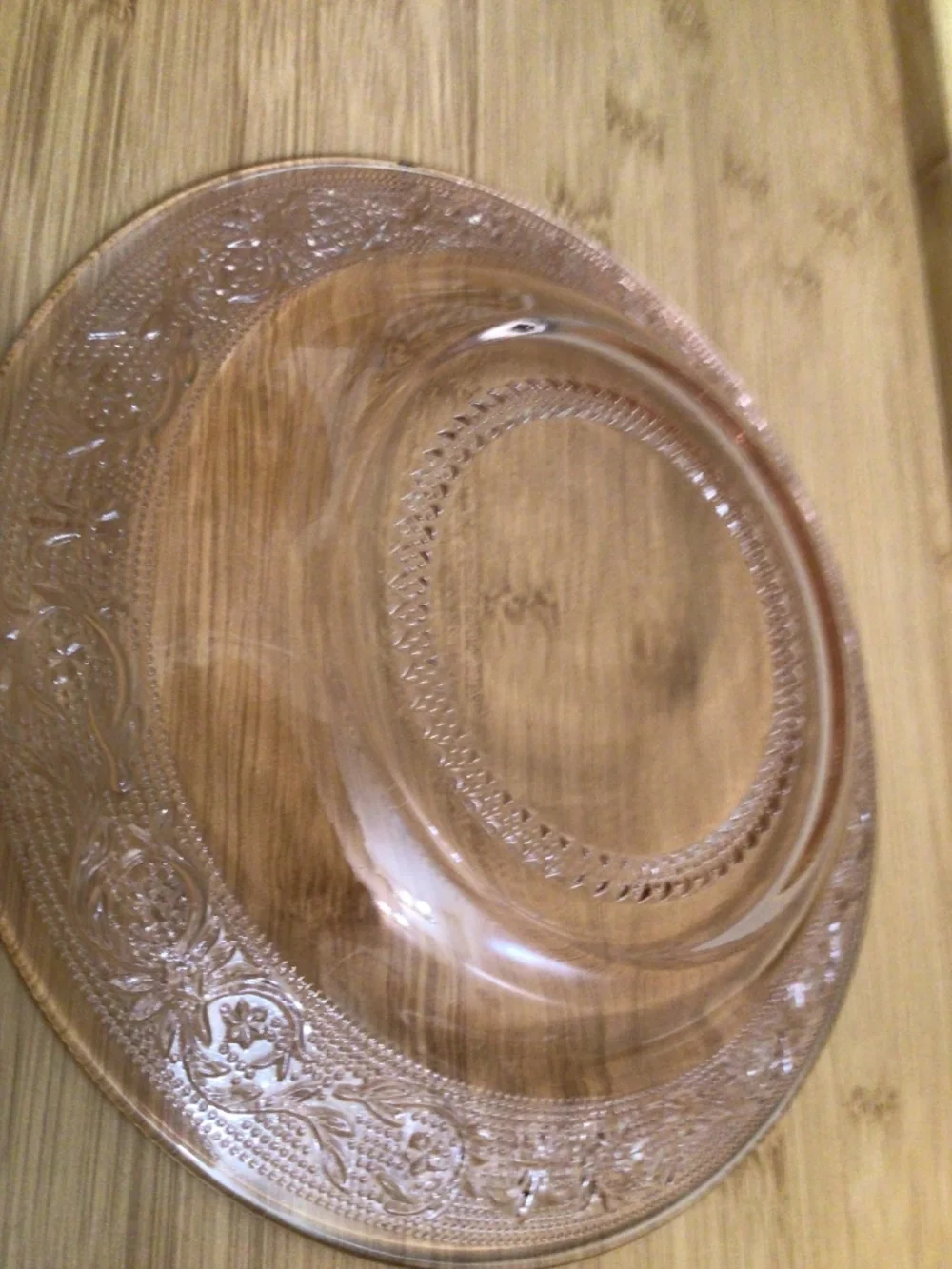 KIG Malaysia Fleur De Lis Pink Plate, 9